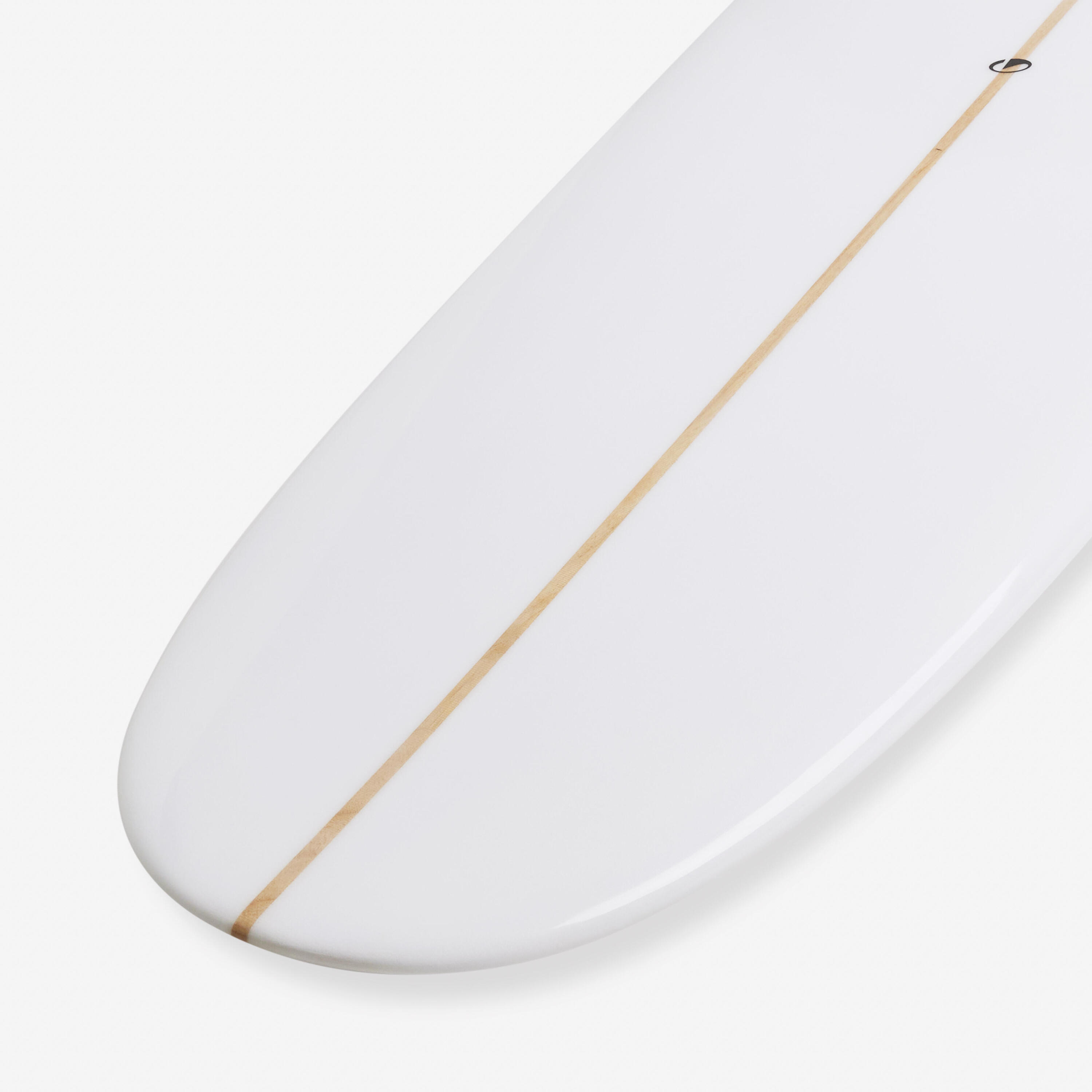 Planche de longboard surf 9'4, 900 Noserider clear blanc 5/12