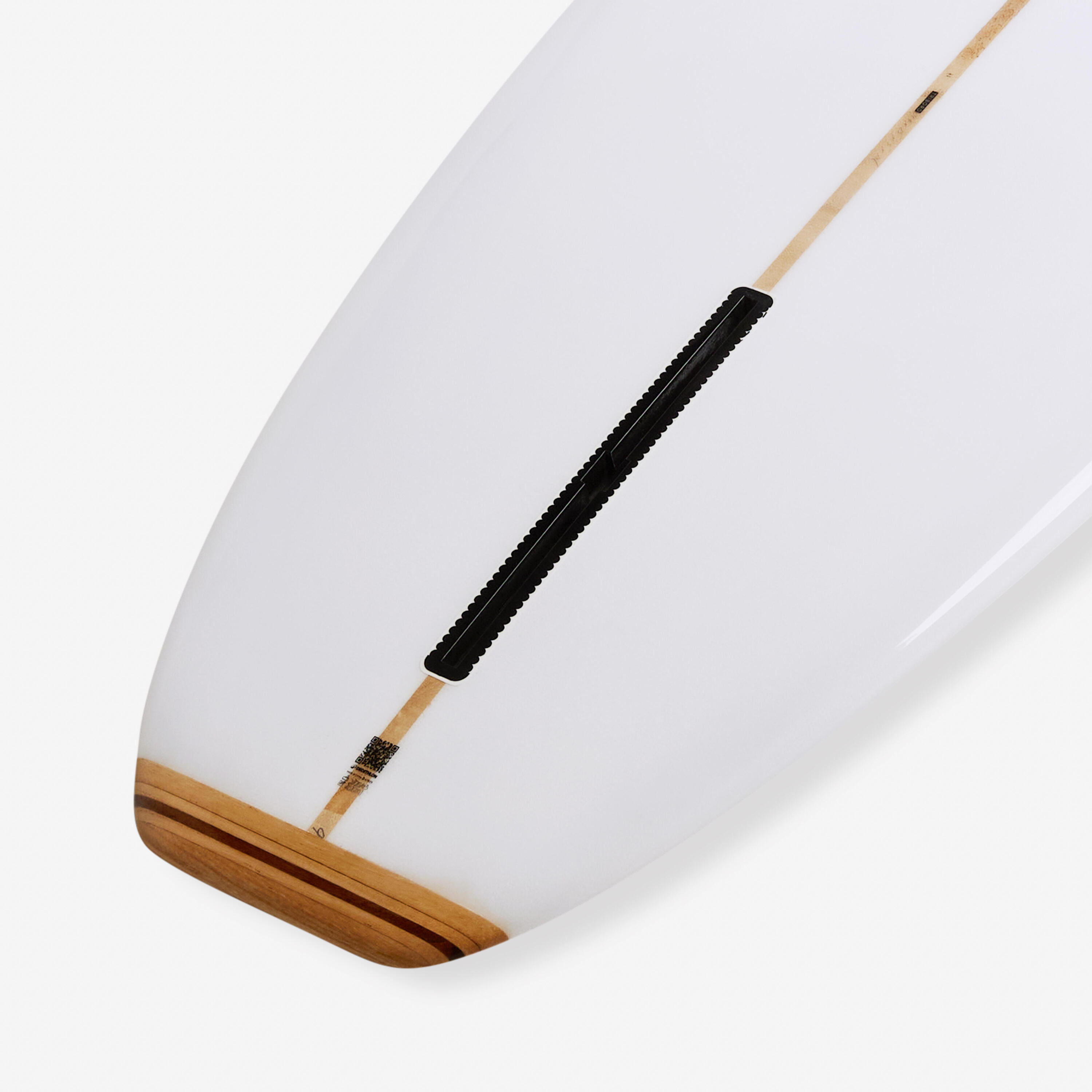 Planche de longboard surf 9'4, 900 Noserider clear blanc 2/12