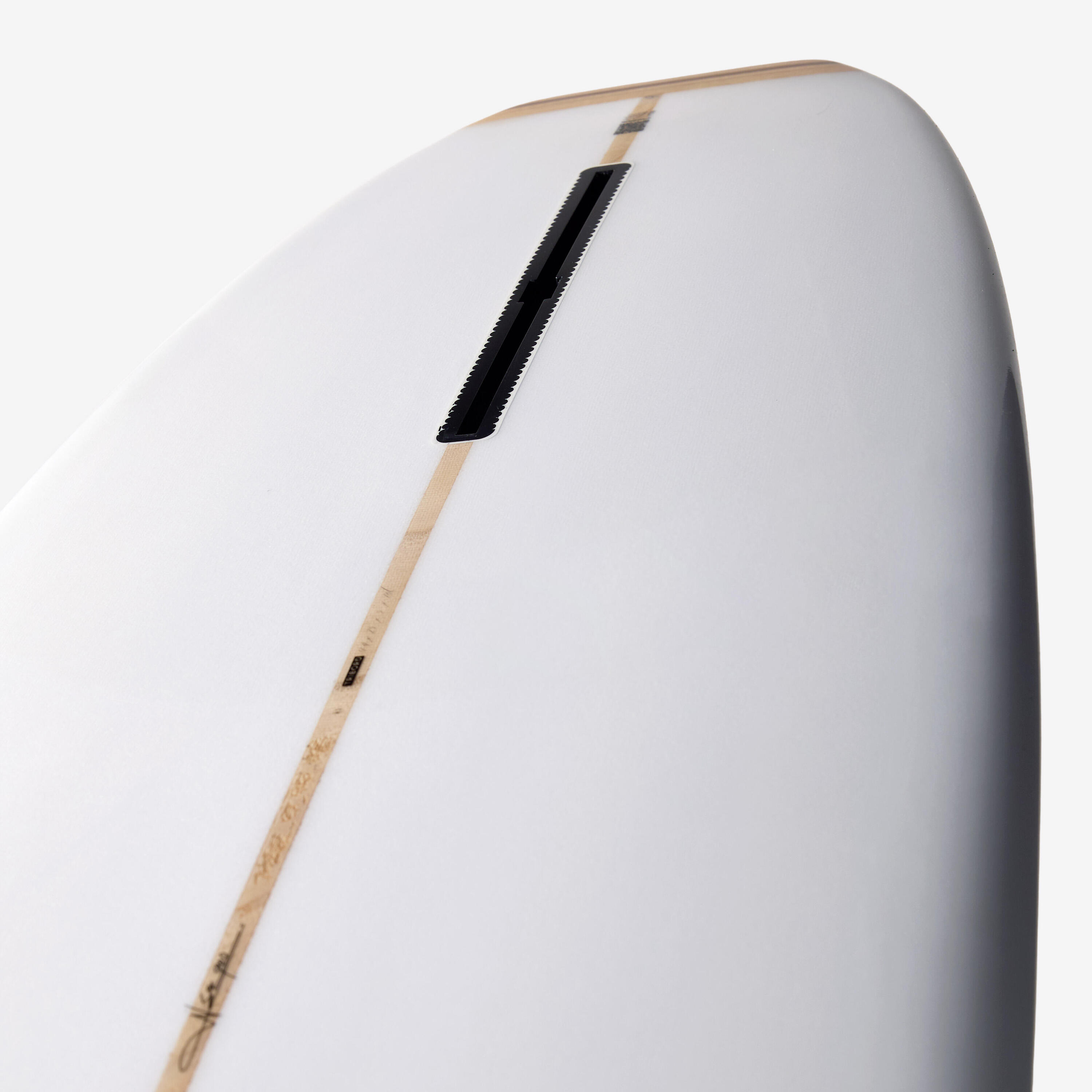 Planche de longboard surf 9'4, 900 Noserider clear blanc 10/12