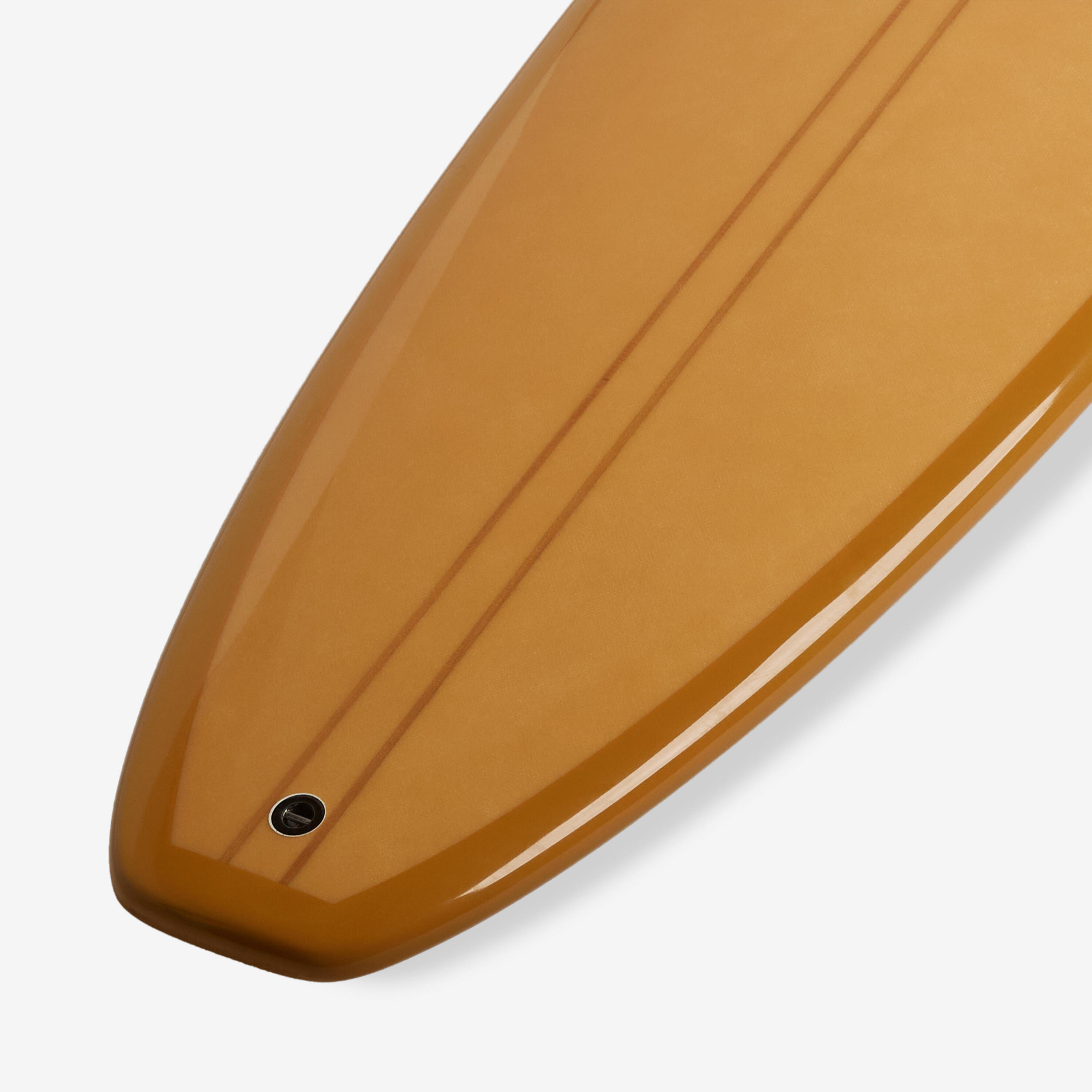 Longboard-Surfbrett 9', 900 Classic orange (ohne Finnen) 4/10