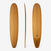 Planche longboard surf 9&#039;, 900 Classique orange ( sans ailerons )