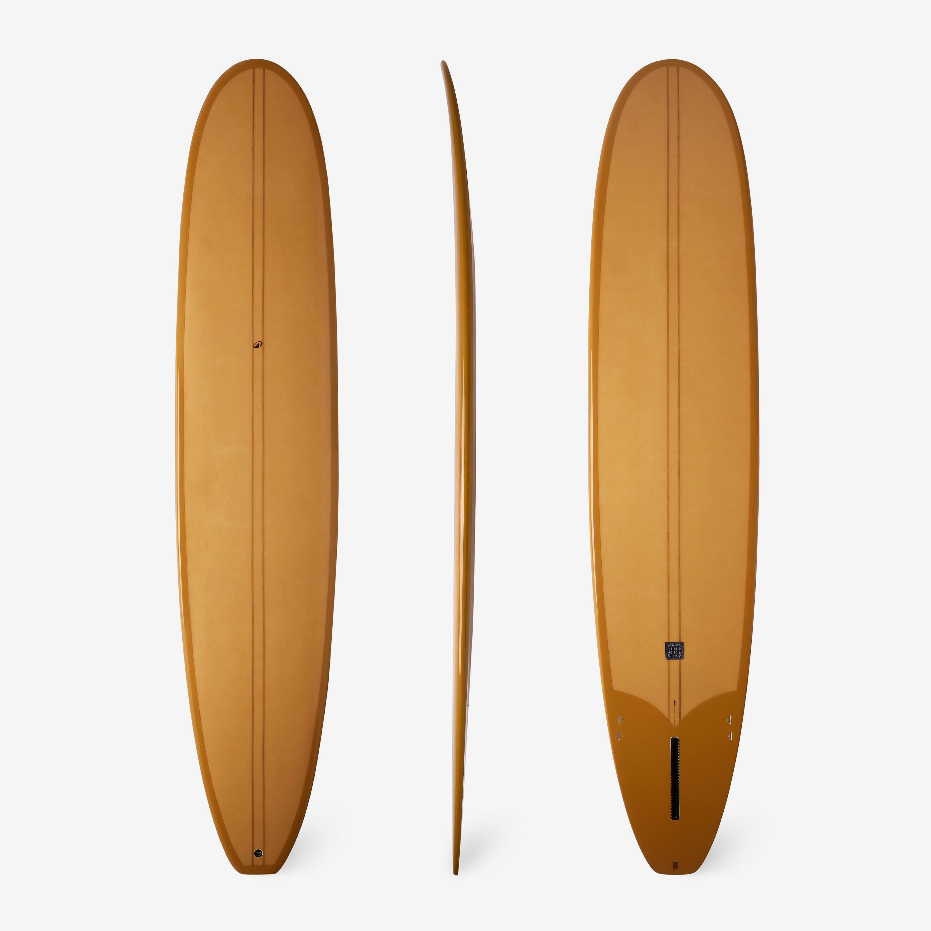 Longboard-Surfbrett 9', 900 Classic orange (ohne Finnen) 1/10