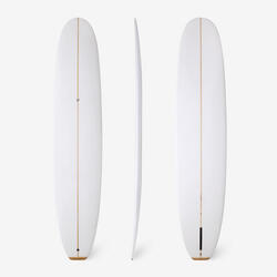 Planche de longboard surf 9'4, 900 Noserider clear blanc