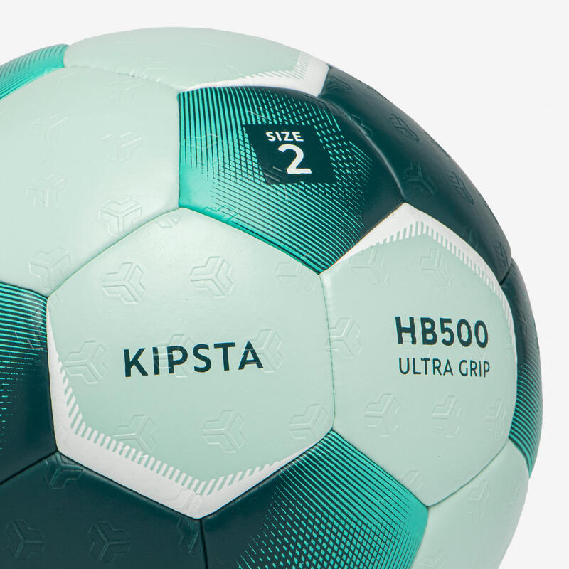 Minge de handbal mărimea 2 - HB500 Ultragrip verde