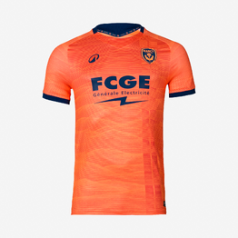 MAILLOT AS NANCY LORRAINE NOIR ET ROUGE EXTÉRIEUR SAISON 25/26