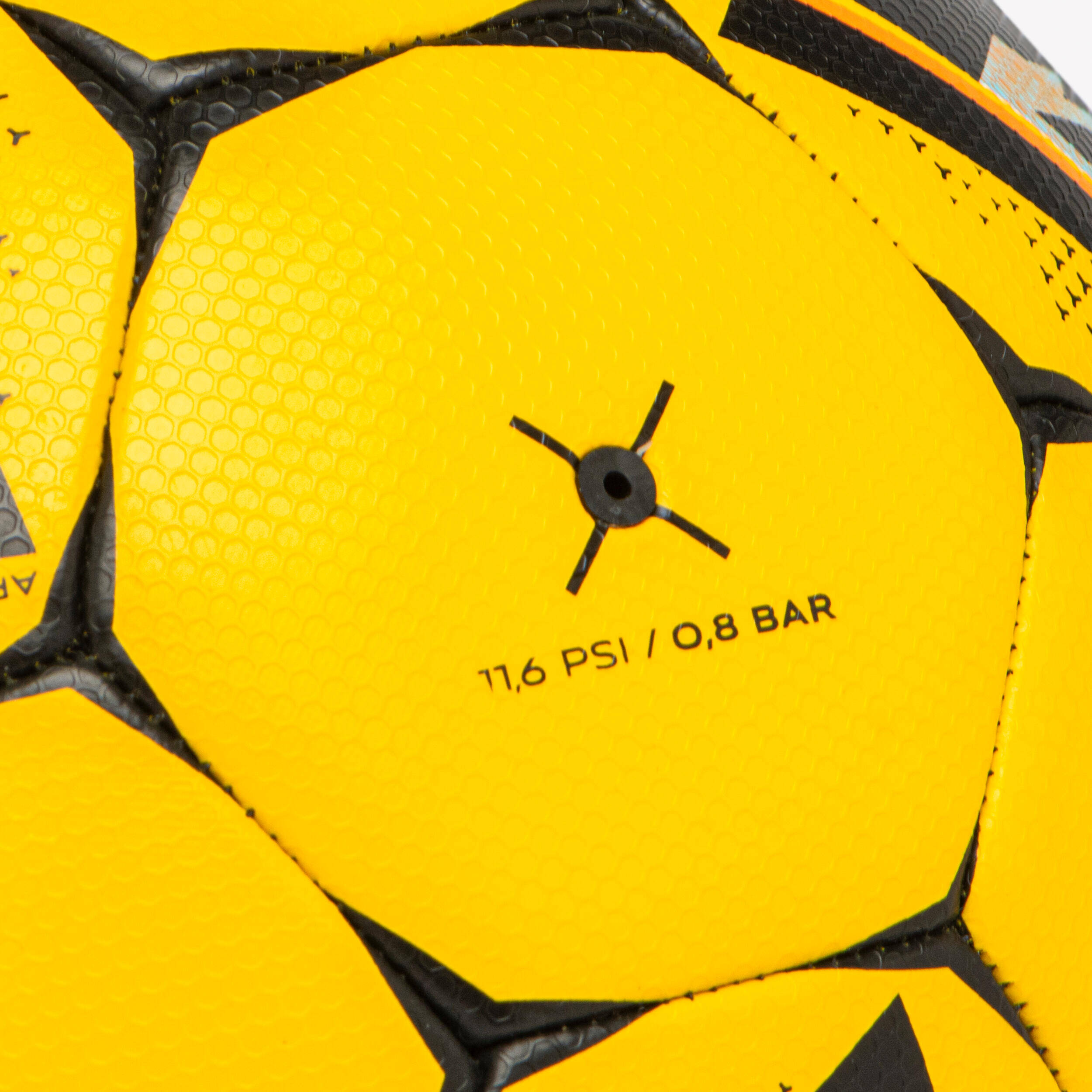 Club Ball Resist Size 5, Hybrid Technology, Rubber Coating - Yellow -  5