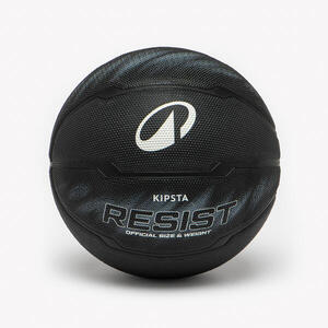 Balón de baloncesto talla 7 - RESIST R500 negro