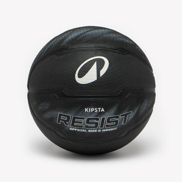 PELOTA DE BÁSQUETBOL TALLA 7 - RESIST R500 NEGRO