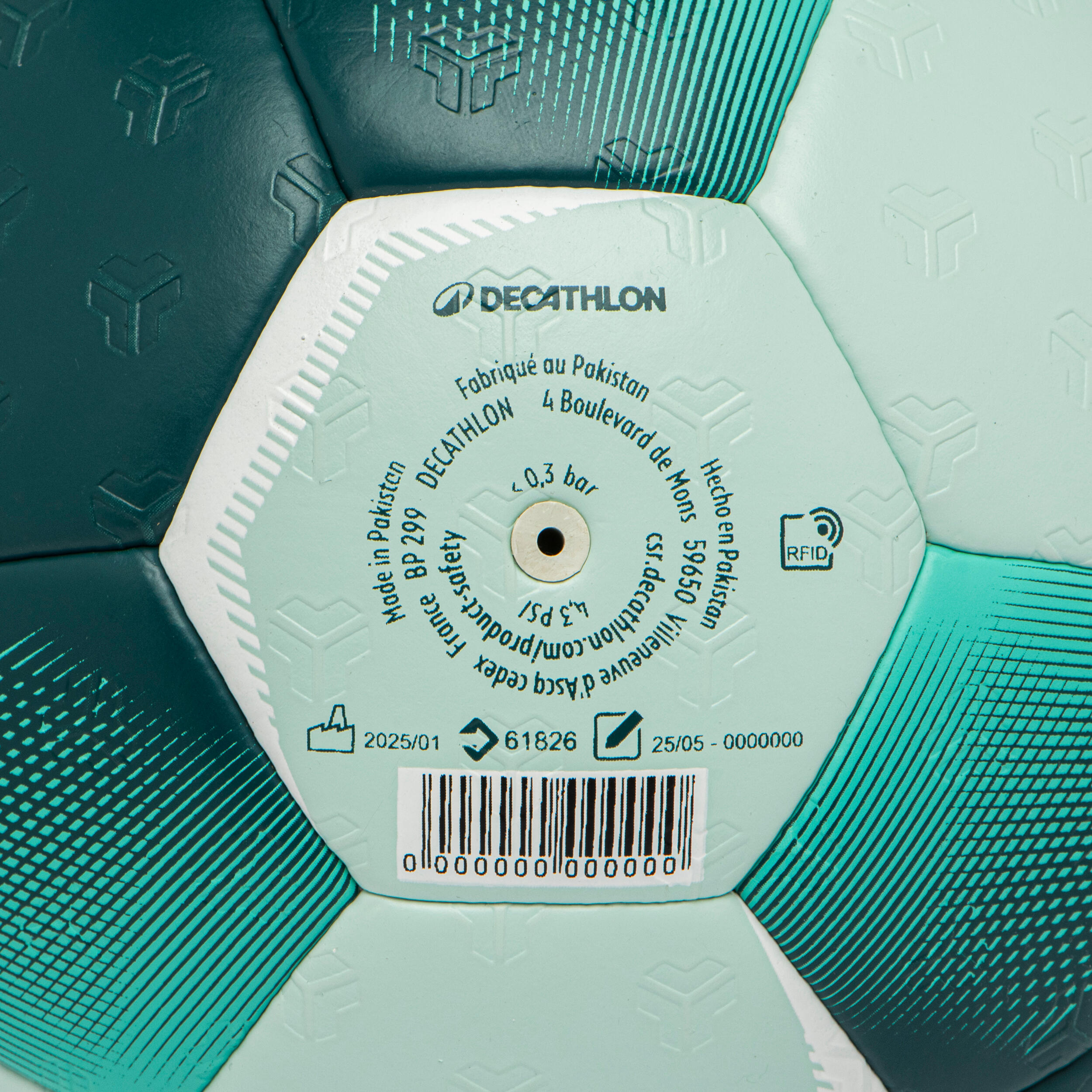 Handball Größe 2 - HB500 Ultragrip grün  10/10
