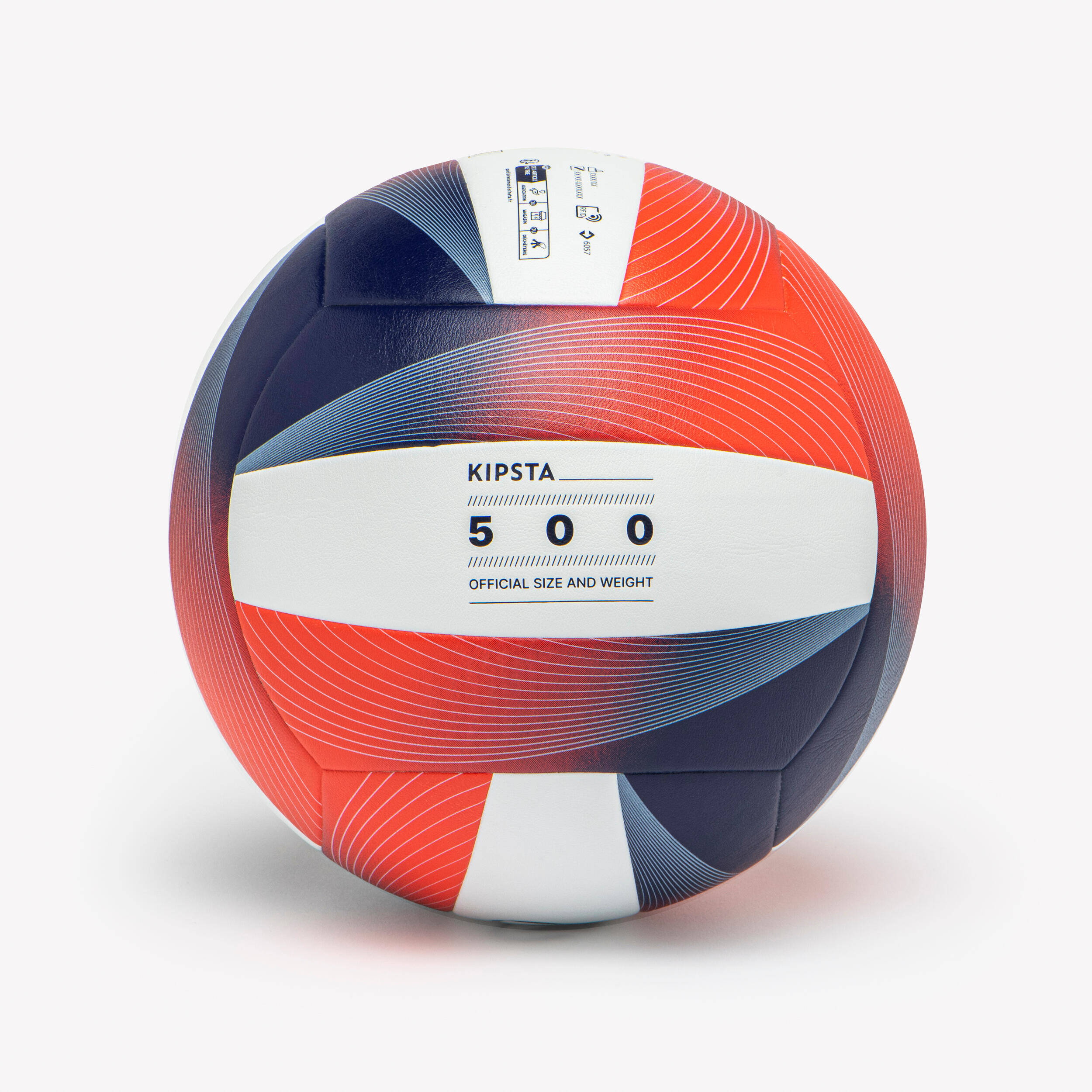 Volleyball V500 - White/Blue/Red -  5