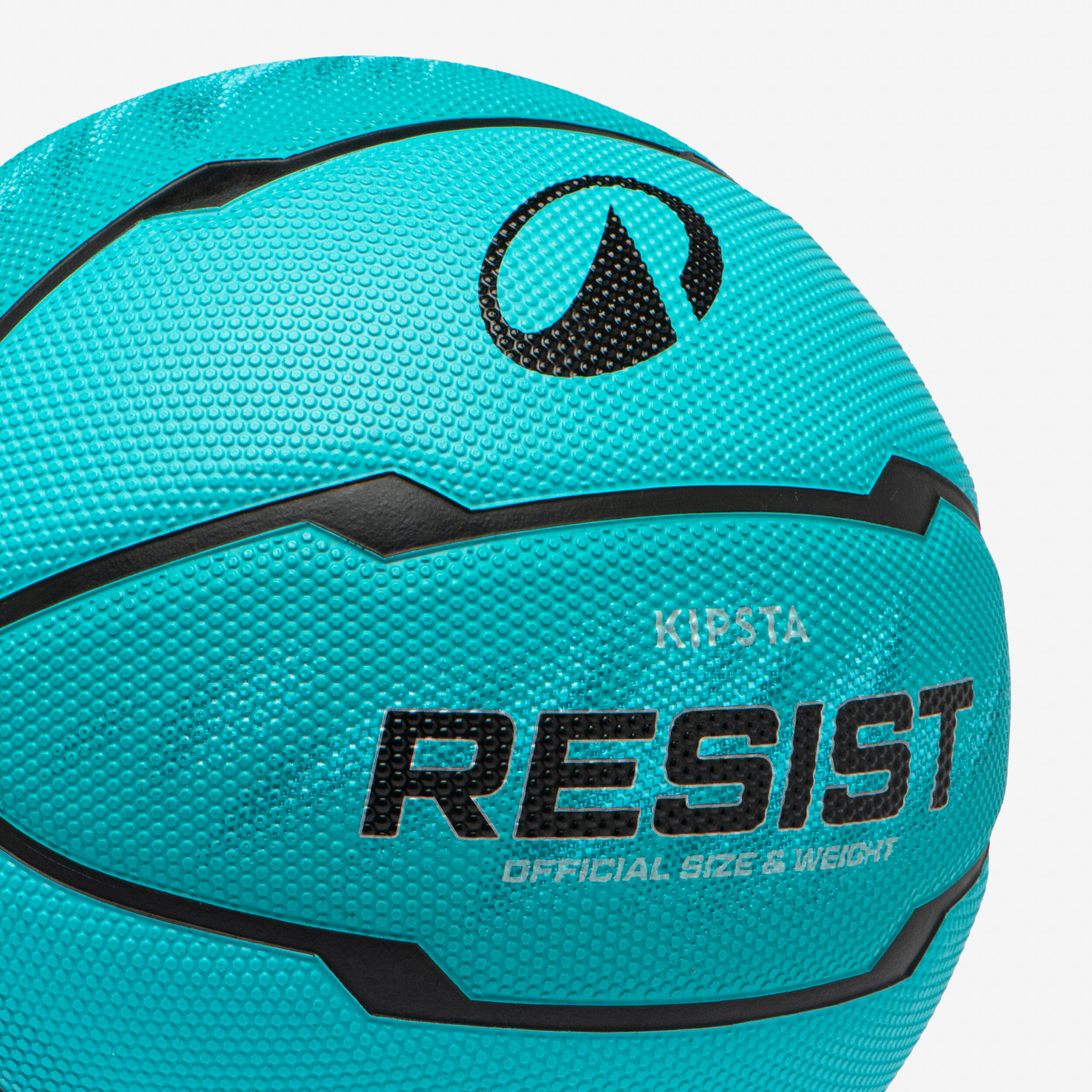 Ballon de basketball extérieur polyvalent enfant et femme taille 6, Resist 4/8