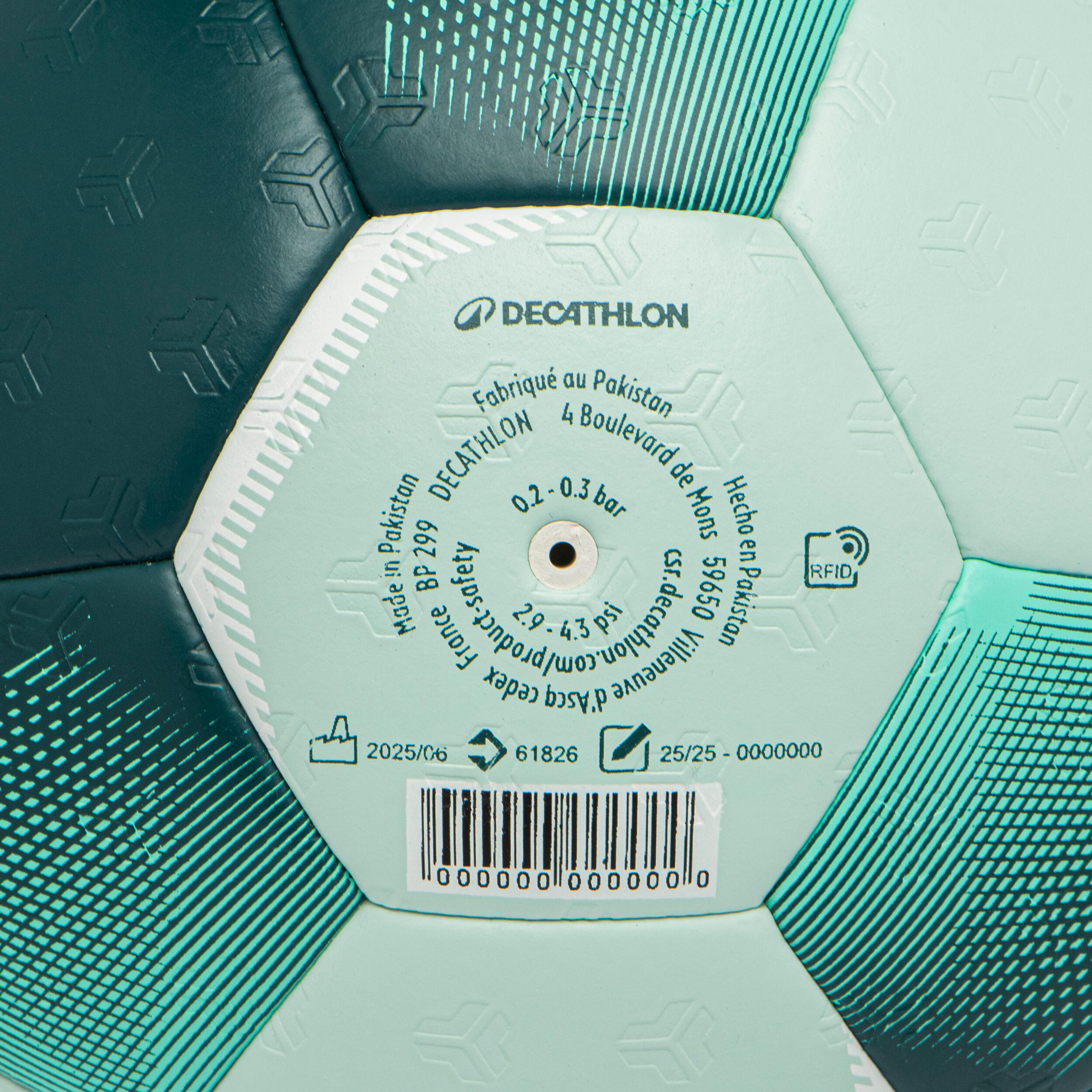 Palla pallamano H500 ULTRAGRIP taglia 3 verde 7/9