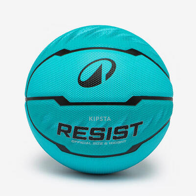 Basketbal resist dames/kinderen maat 6 buiten turquoise
