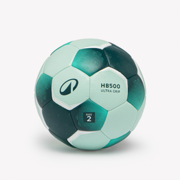Ballon de handball taille 2, HB500 Ultragrip vert