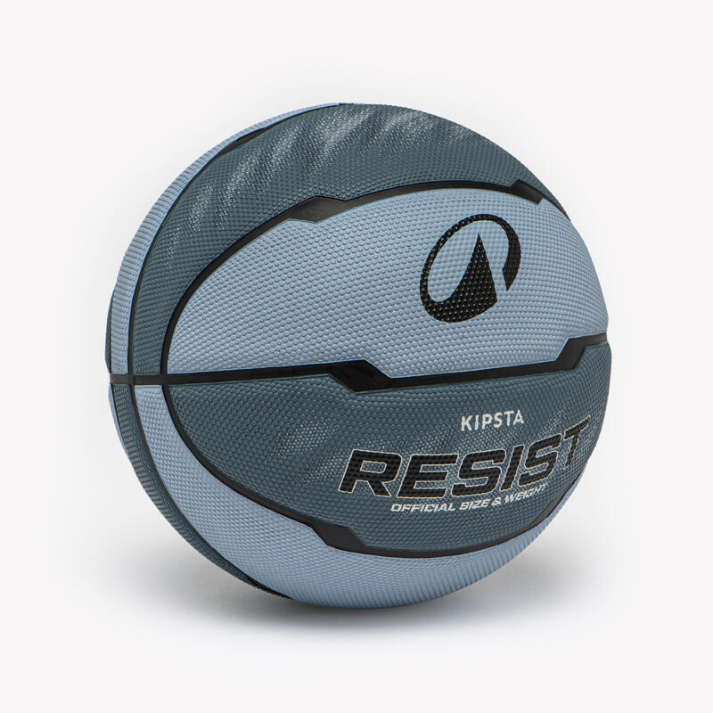 Basketbol Topu - 7 Numara - Gri - Resist R500