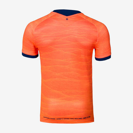 Футболка дитяча ASNL для футболу помаранчева/темно-синя