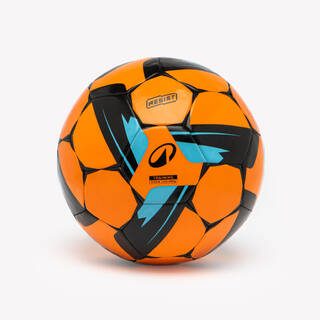 Training Ball Resist Size 5, Machine Stitched, Rubber Coating - Orange