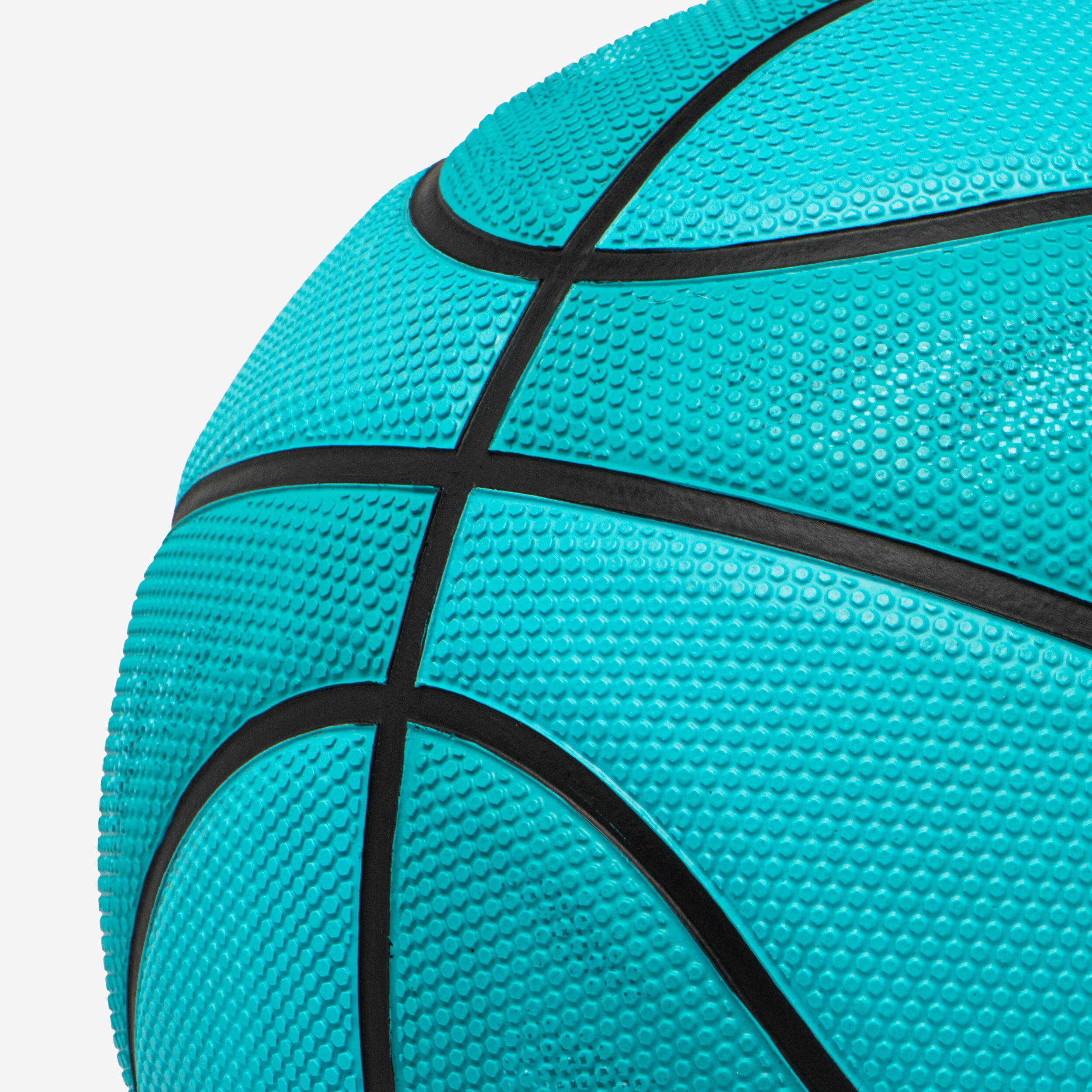 Ballon de basketball extérieur polyvalent enfant et femme taille 6, Resist 7/8