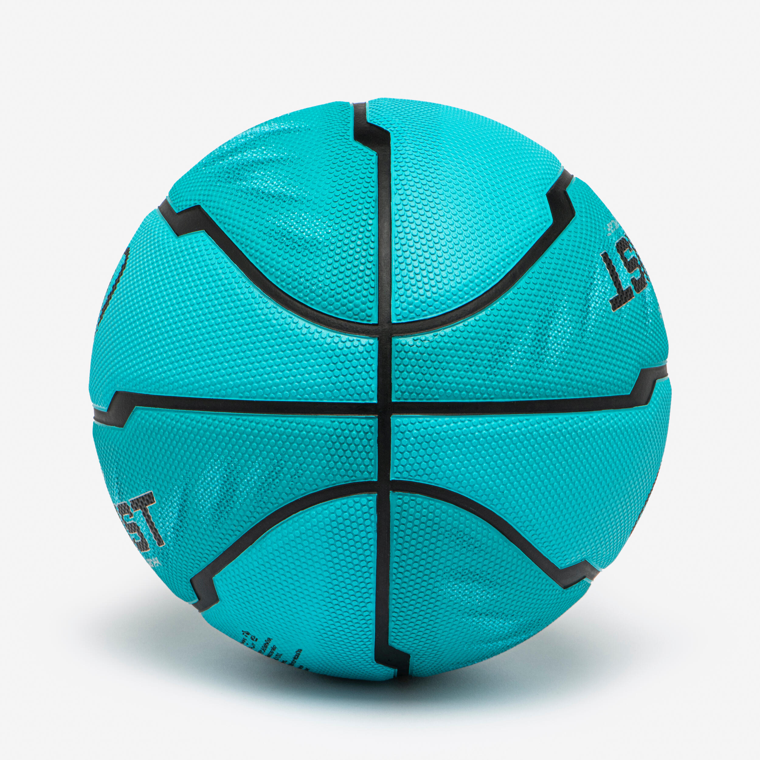 Ballon de basketball extérieur polyvalent enfant et femme taille 6, Resist 6/8