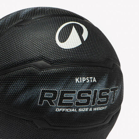 М'яч баскетбольний Resist для хлопців/чоловіків розмір 7 чорний