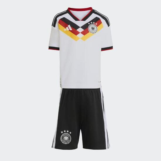 Minizestaw piłkarski dla dzieci replika ADIDAS Niemcy 26 domowy