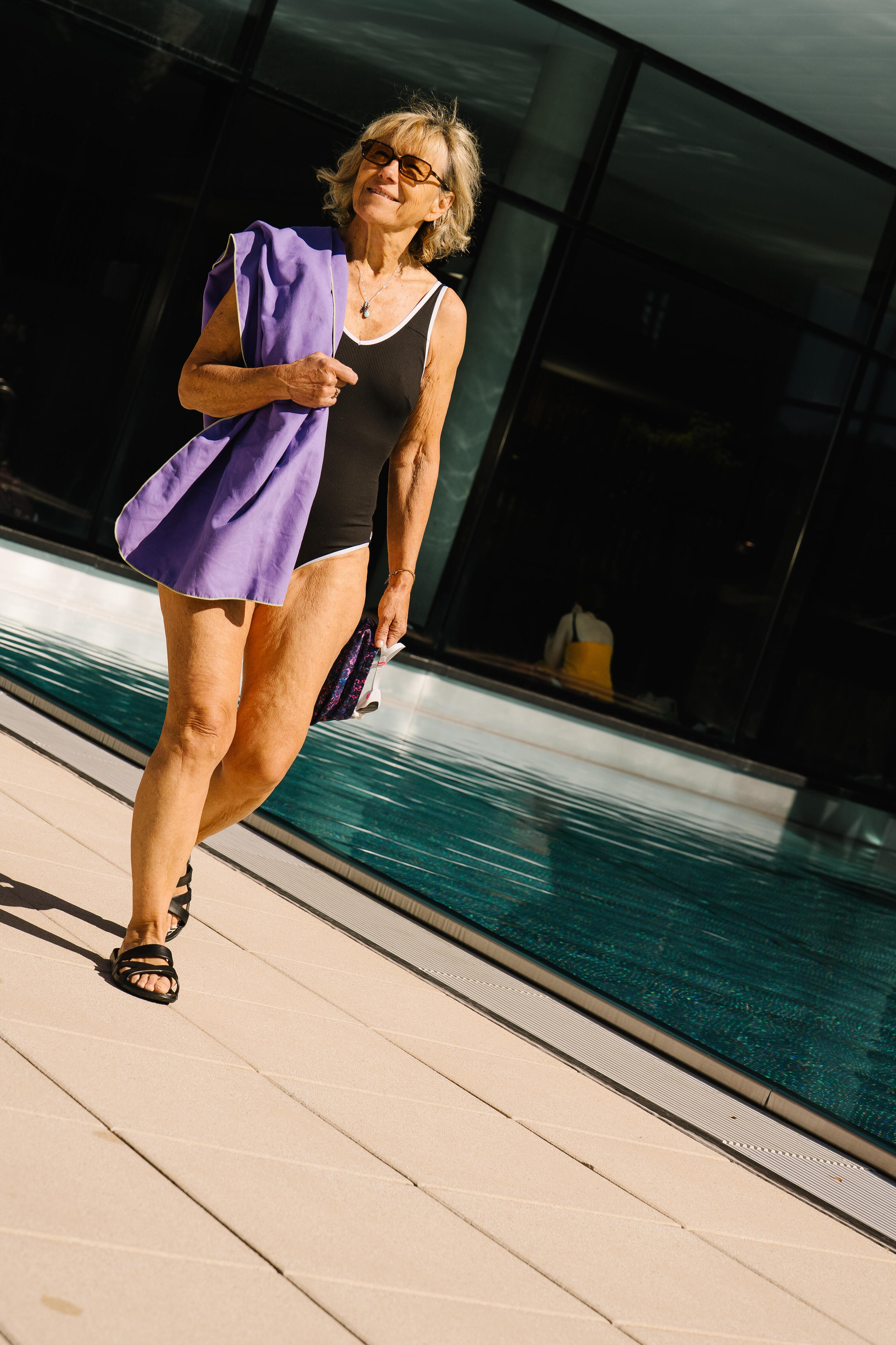 Sandales de piscine femme – 500 7/7