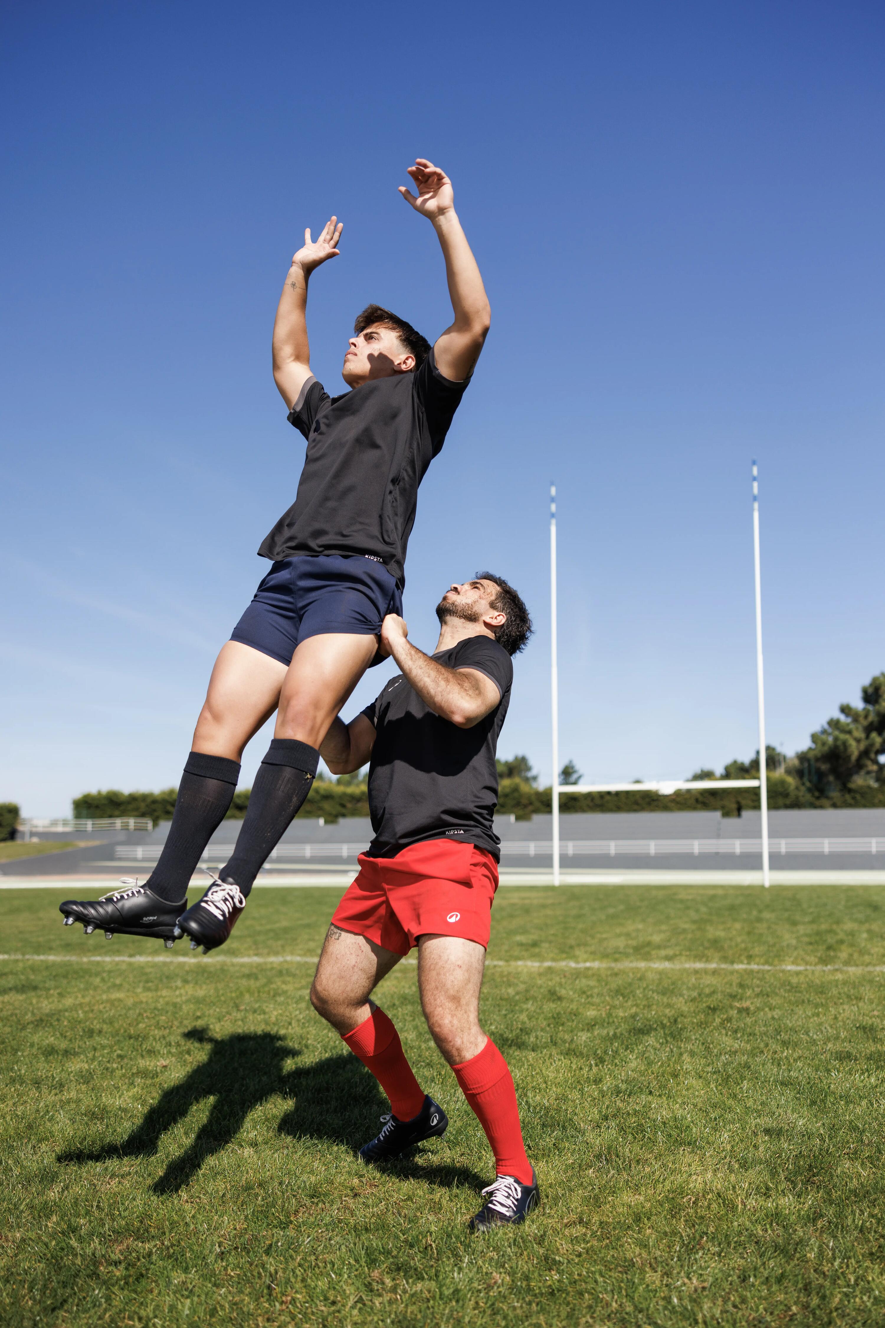 Spodenki do rugby Offload R100 z kieszeniami 4/9