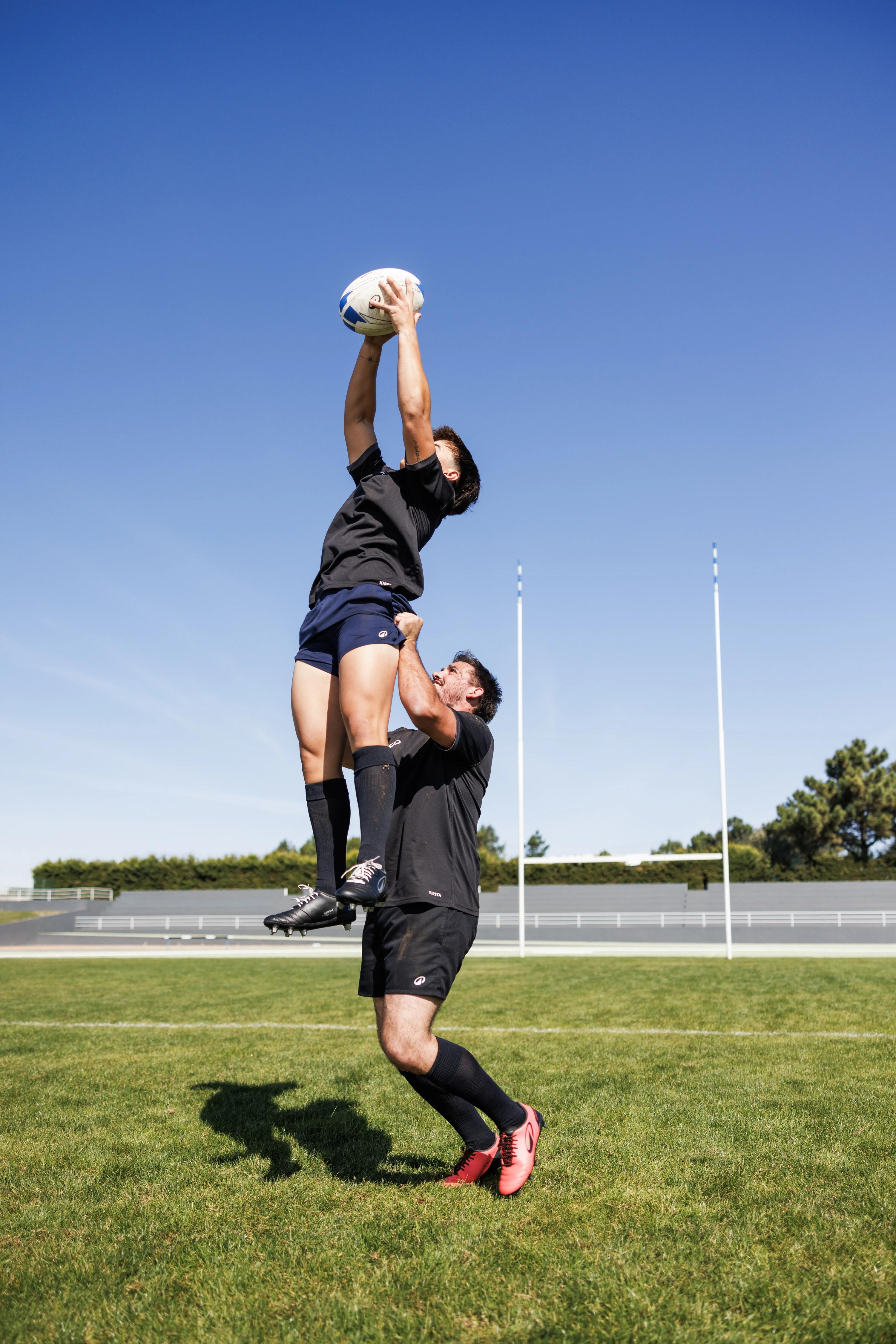 Men Rugby Shorts R100 - Black -  5