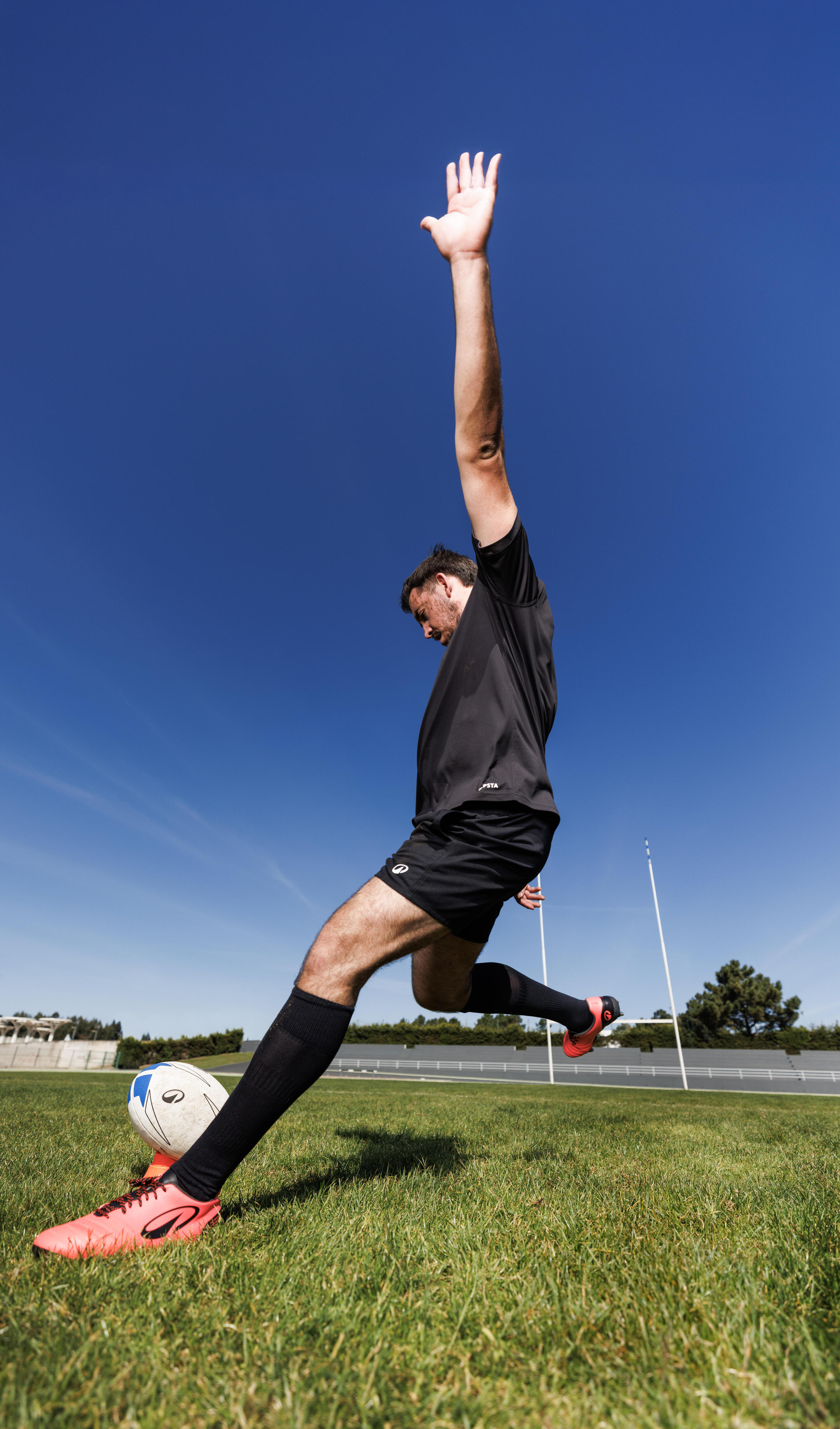 Rugby-Einsteigerball Grösse 5, Blau 7/9