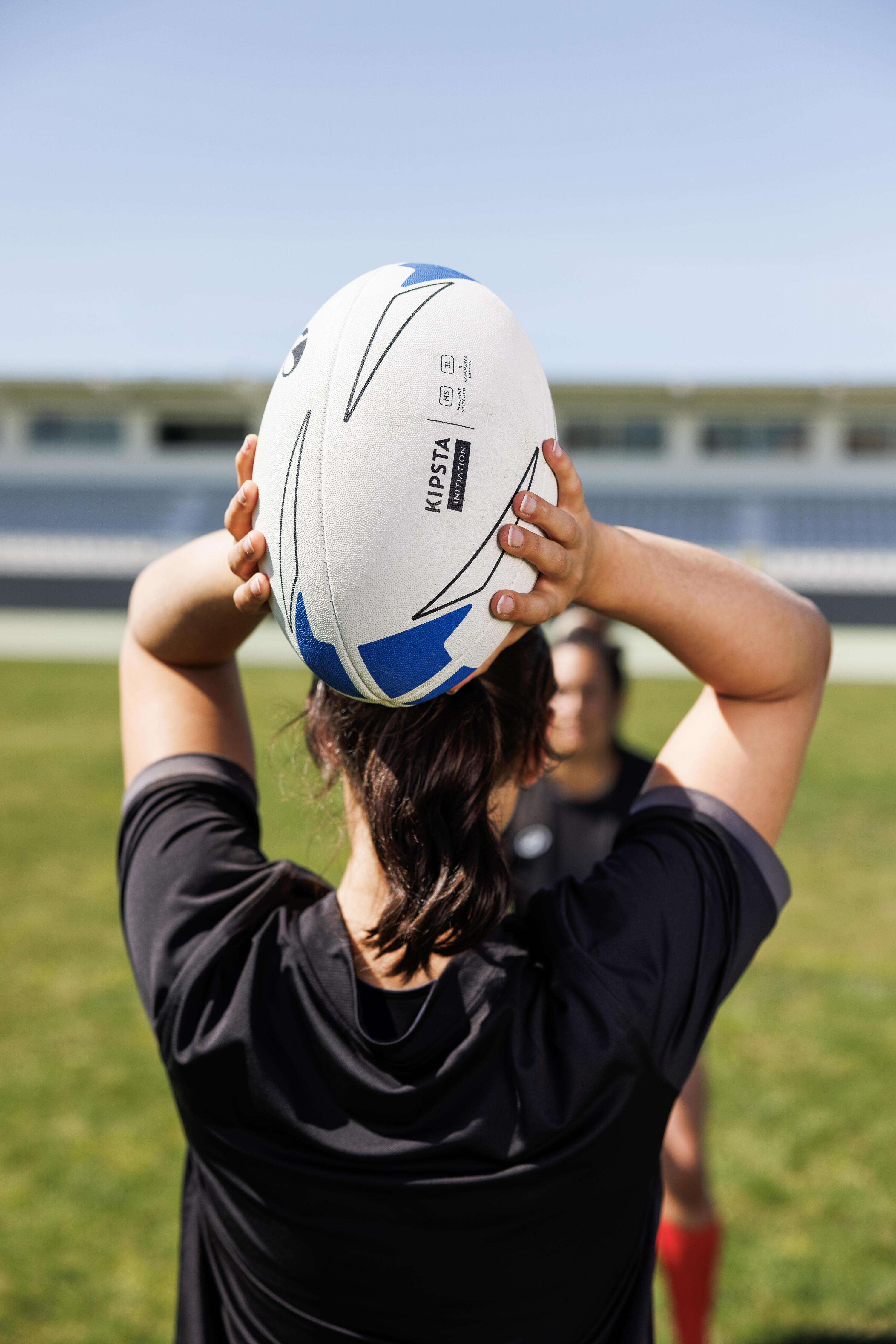 Rugby-Einsteigerball Grösse 5, Blau 8/9