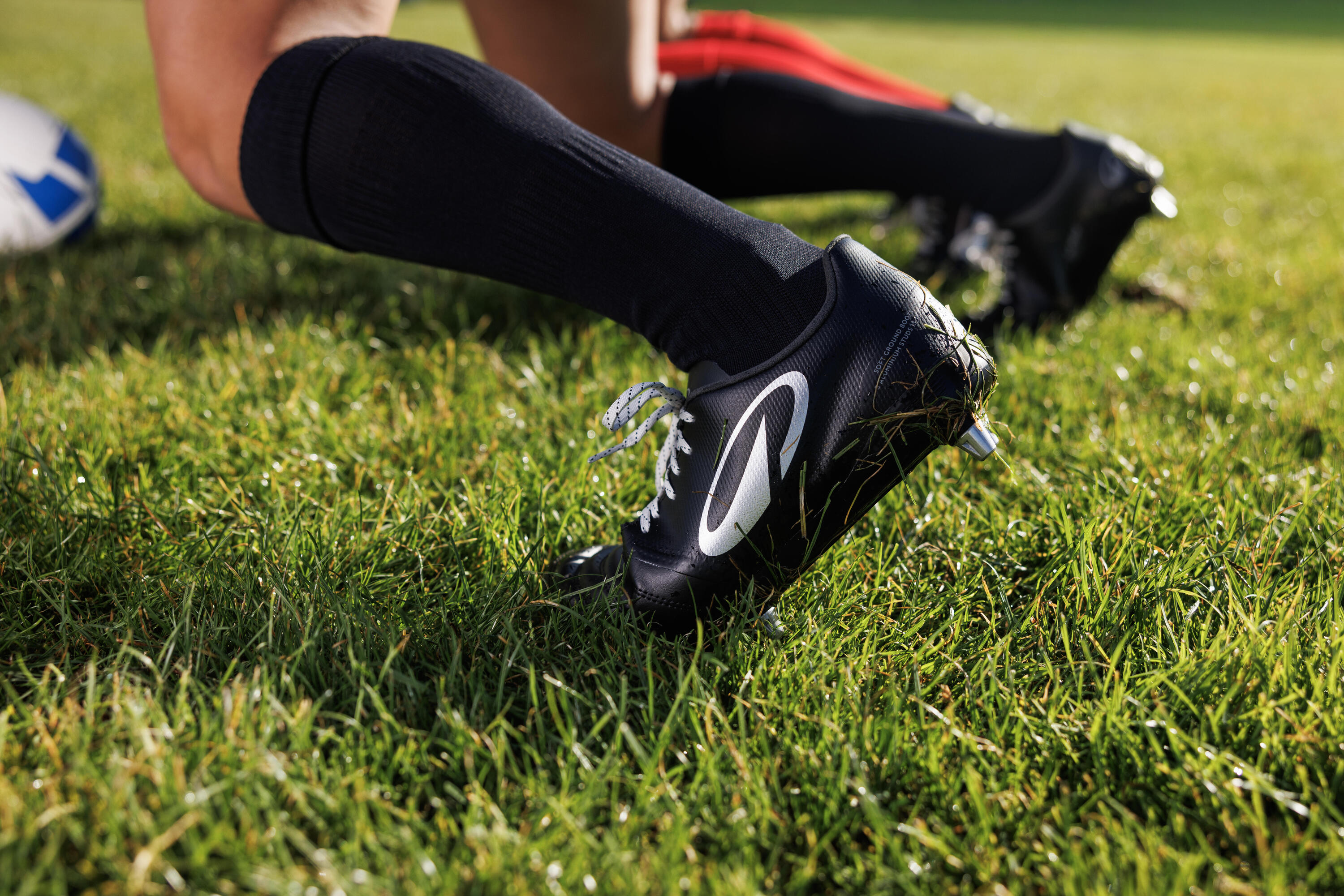 Chaussette de rugby Adulte - Chaussette R500 Noir 3/3