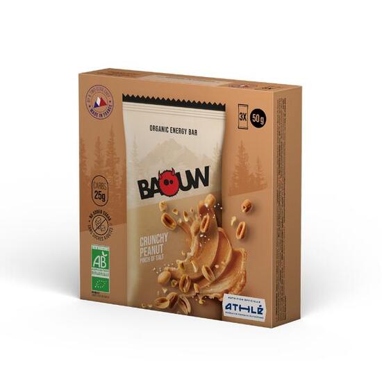 Barres énergétiques bio extra cacahuète x3