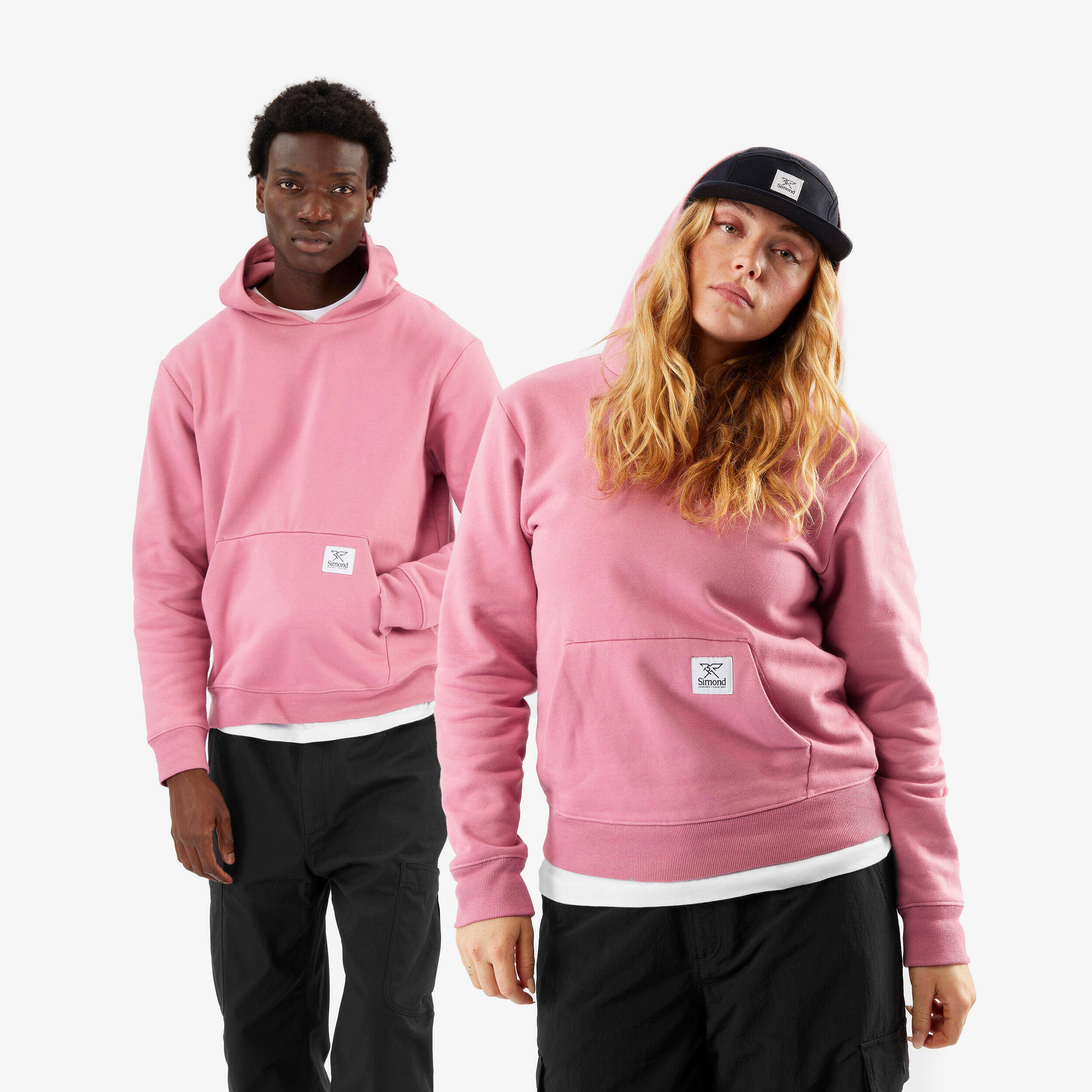Unisex Fairtrade/Max Havelaar cotton hoodie, pink