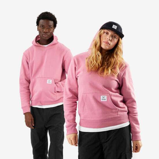 Sweat à capuche en coton Fairtrade/Max Havelaar unisexe, rose