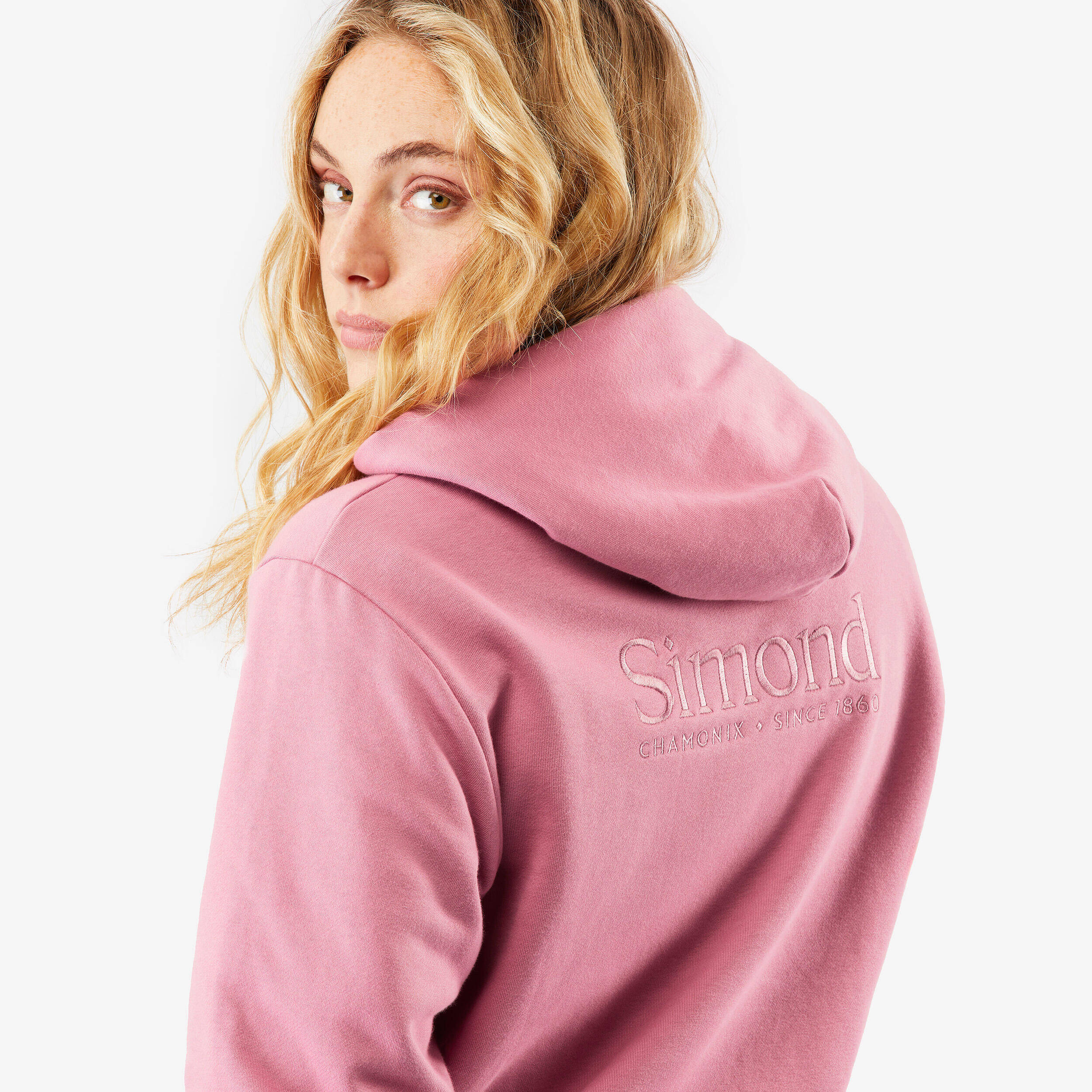 Unisex Fairtrade/Max Havelaar cotton hoodie, pink -  4