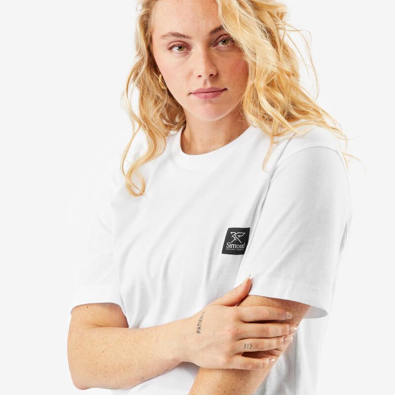 Tricou din bumbac Fairtrade/Max Havelaar Alb Unisex