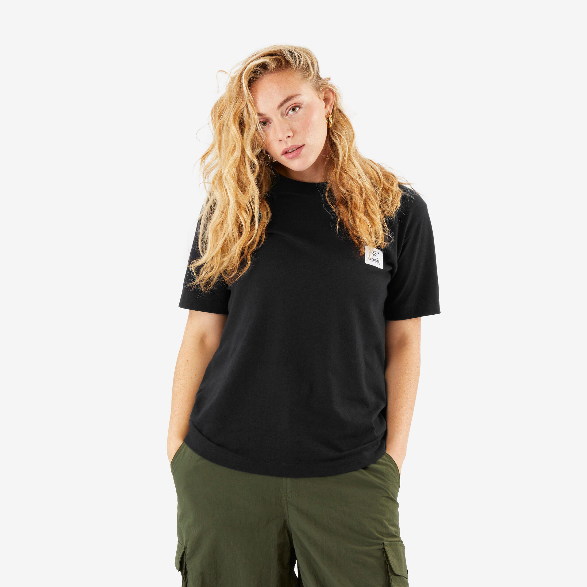 T-Shirt aus Baumwolle Fairtrade-/Max Havelaar unisex, schwarz 8/12