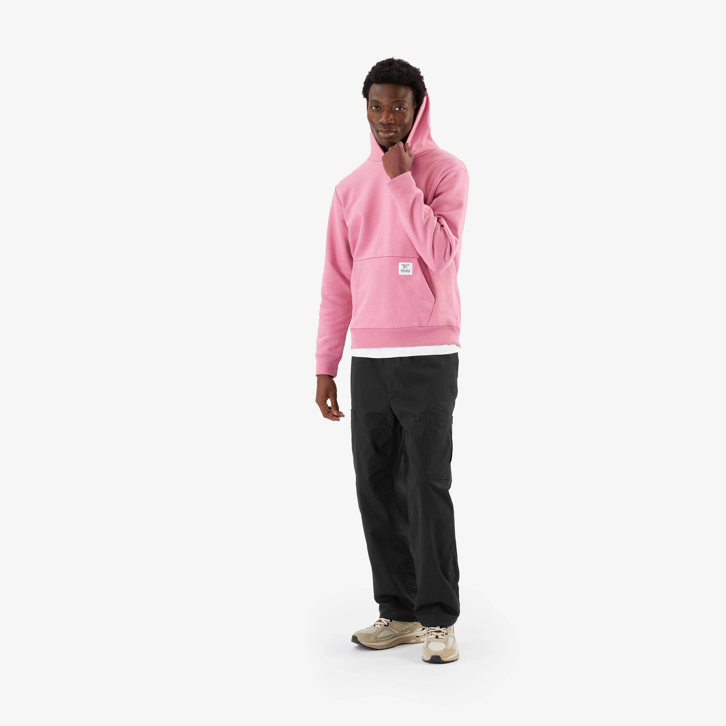 Unisex Fairtrade/Max Havelaar cotton hoodie, pink -  2
