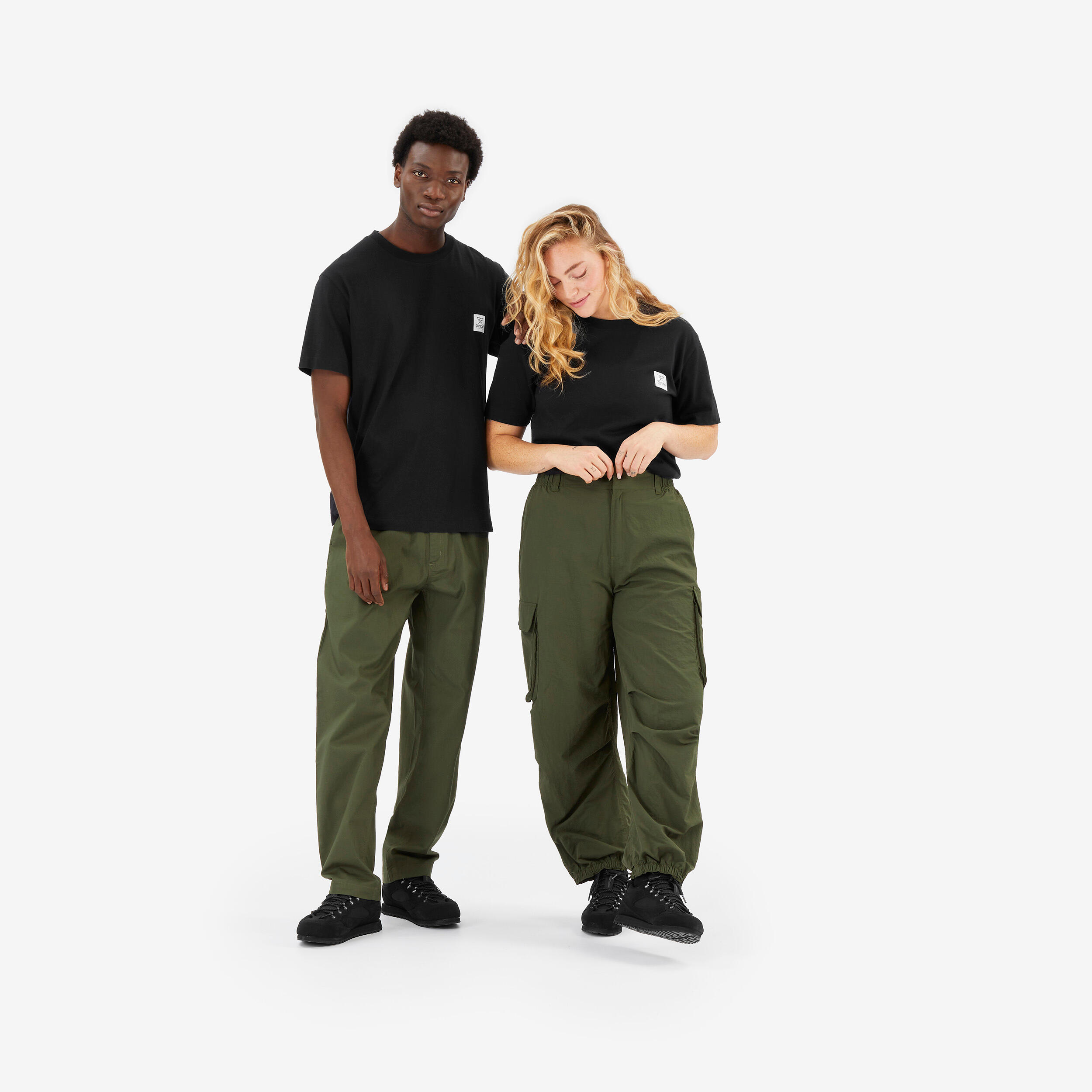 T-Shirt aus Baumwolle Fairtrade-/Max Havelaar unisex, schwarz 7/12