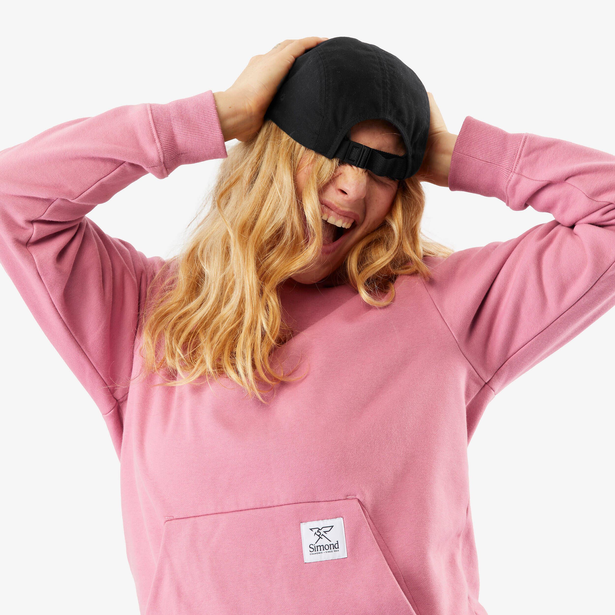 Unisex Fairtrade/Max Havelaar cotton hoodie, pink -  3