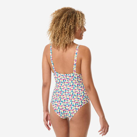 Купальник суцільний жіночий Daria Mosa для серфінгу бежевий