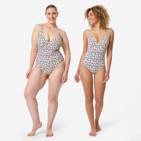 Купальник суцільний жіночий Daria Mosa для серфінгу бежевий