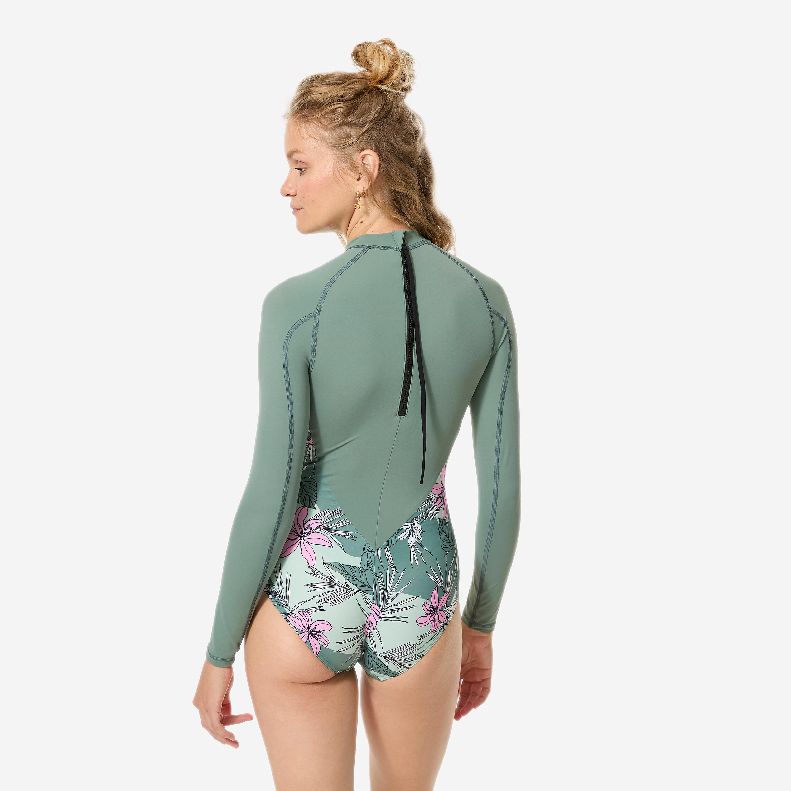 Maillot de surf 1 pièce à manches longues femme, Dani Numea 3/8