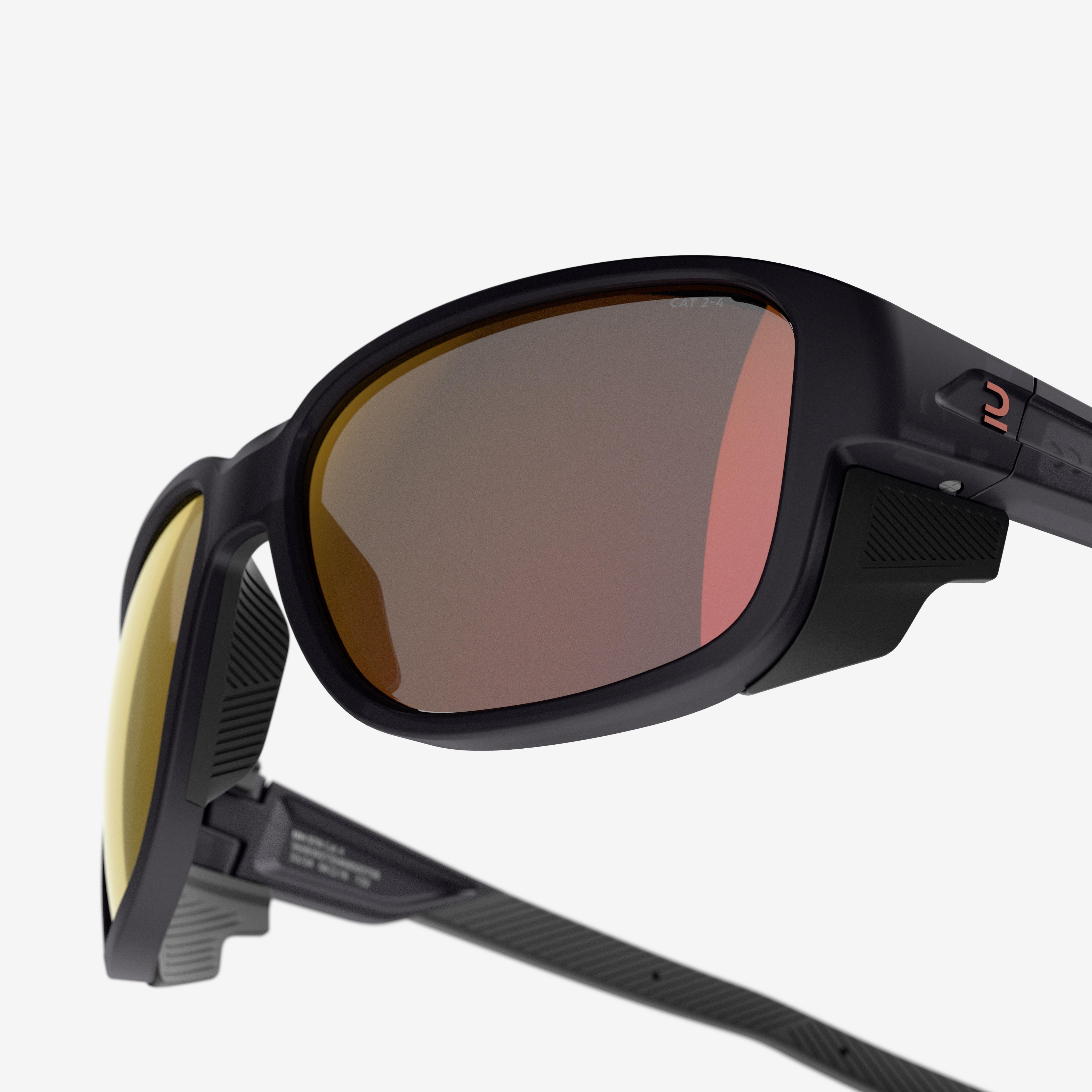 DECATHLON Turistické fotochromatické slnečné okuliare MH570 kat. 2-4 sivé bez · záber 8