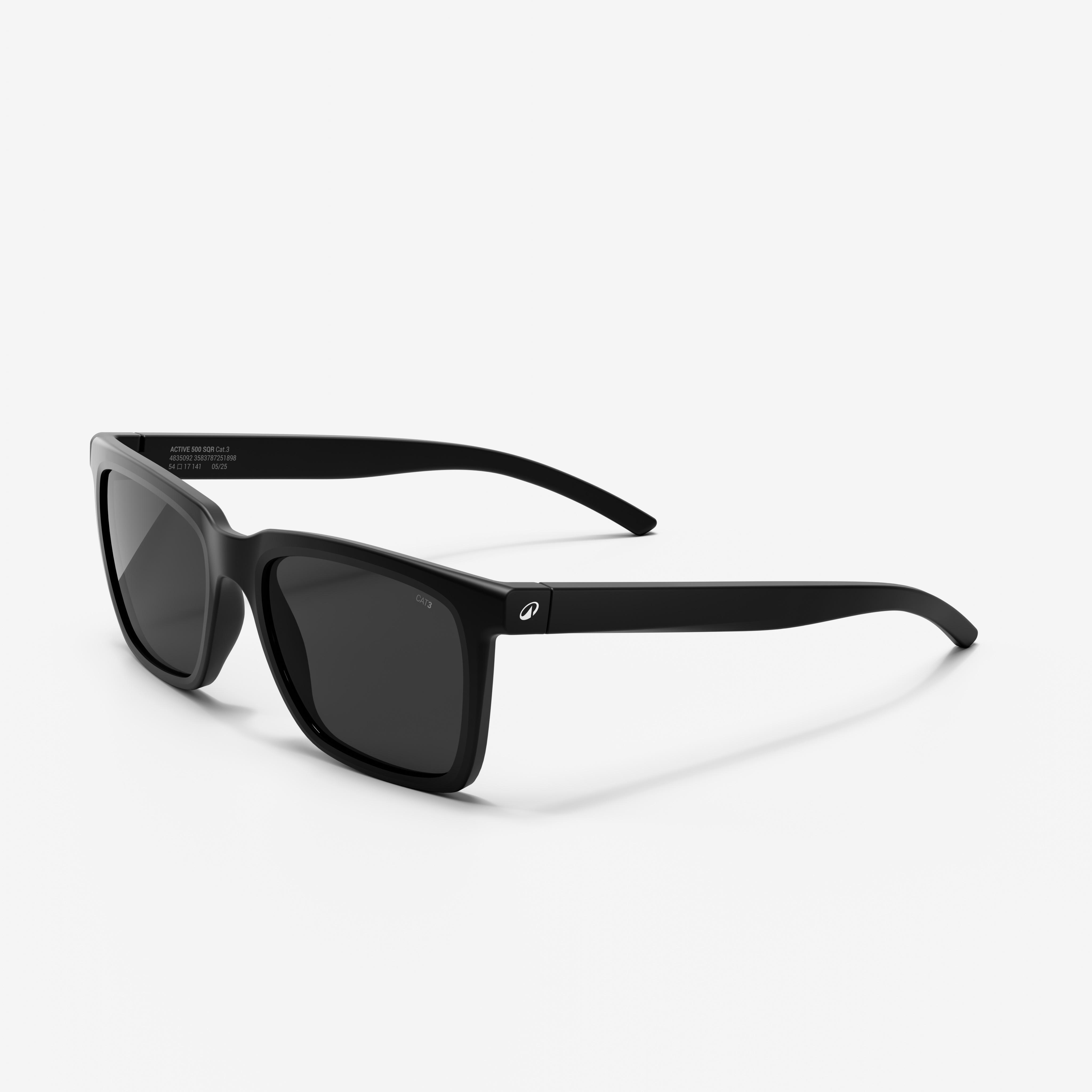 Category 3 rectangular sunglasses, Active 500 SQR