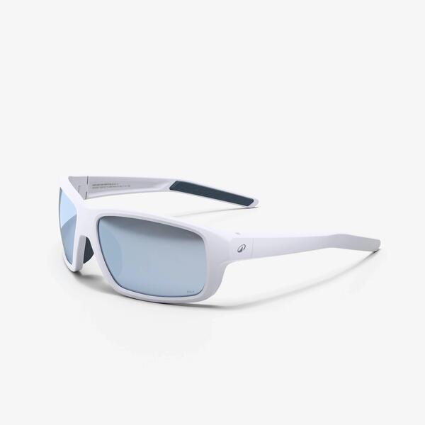 Wraparound polarised sports sunglasses
