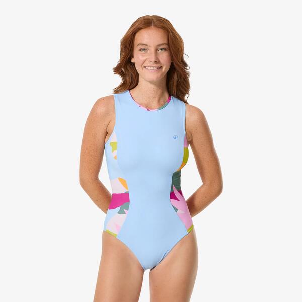 DECATHLON Bañador Mujer cremallera Carla Colorama Axul