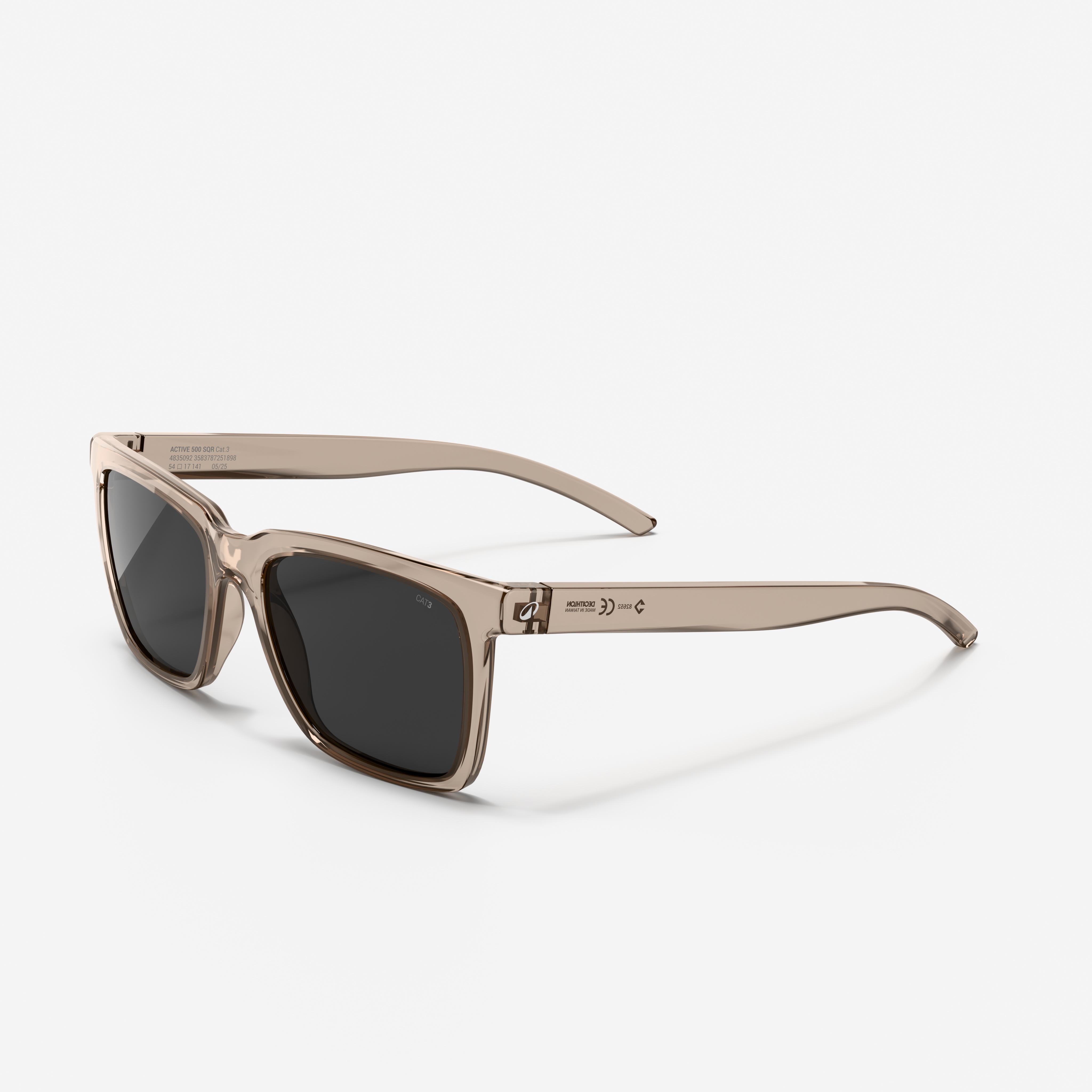 Category 3 rectangular sunglasses, Active 500 SQR