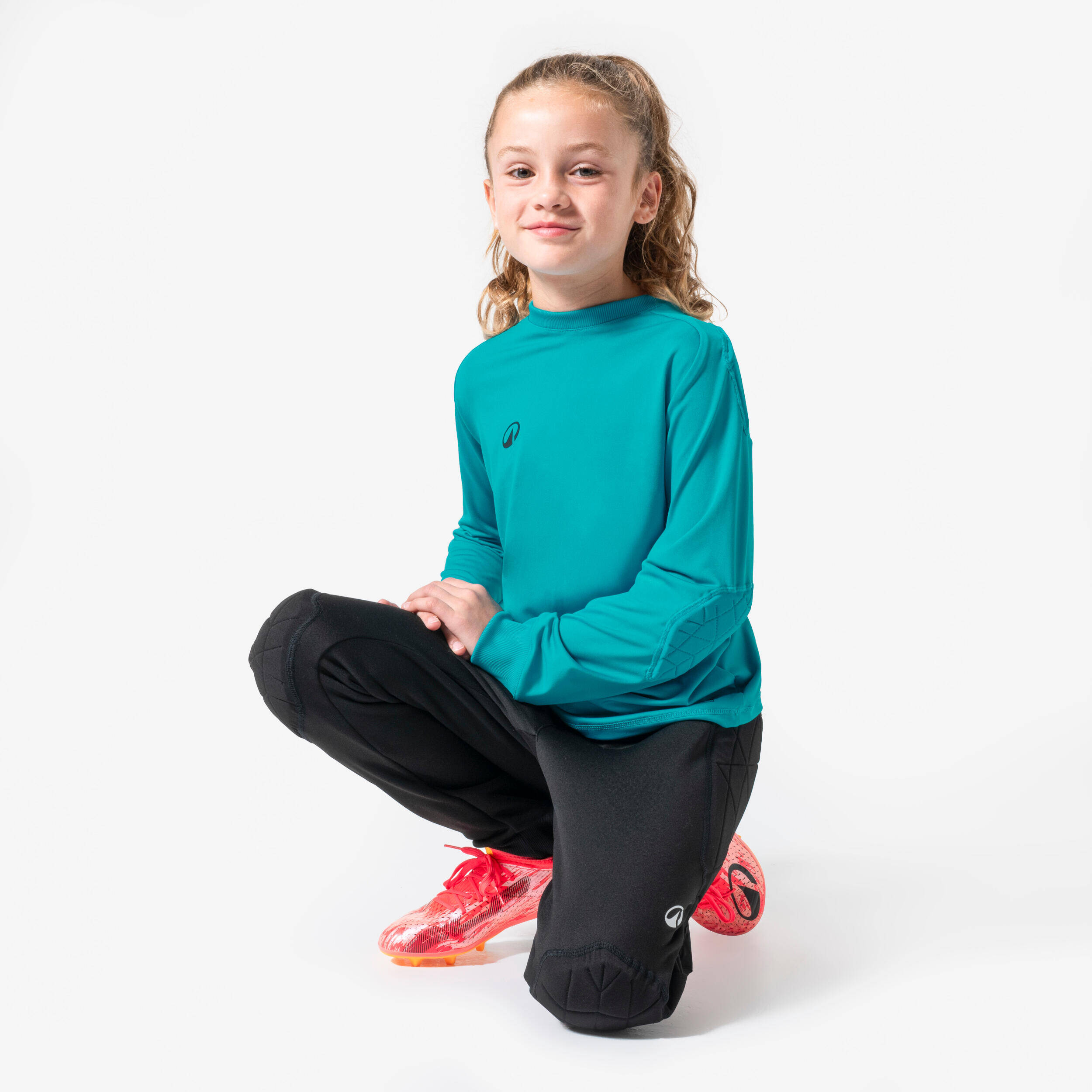 Kids' Goalkeeper Bottoms F100 - Black -  5