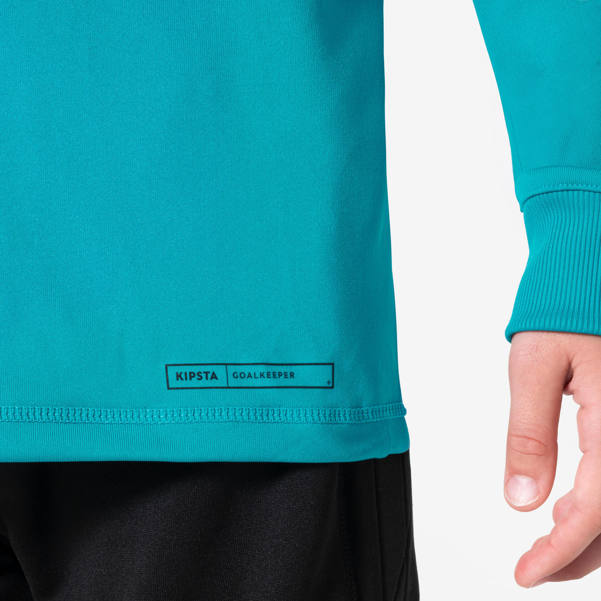 Kids' Football Goalkeeper Shirt F100 - Turquoise